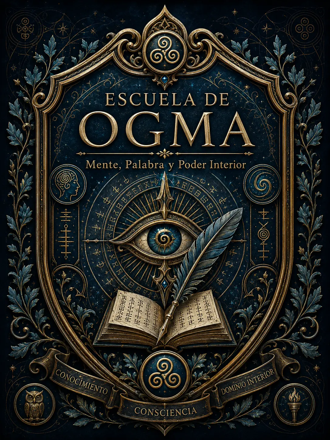 Sello de la Escuela de OGMA